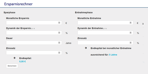 Ersparnisrechner