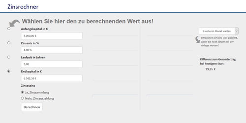 Zinsrechner